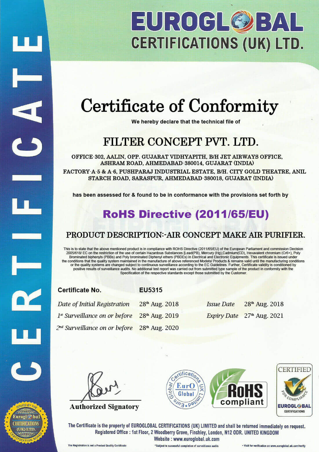 Certification AIRCONCEPT